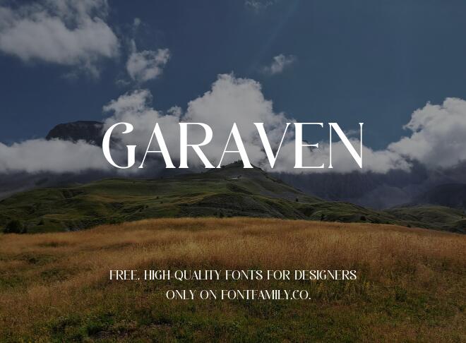 Garaven Font