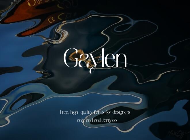 Gaylen Font