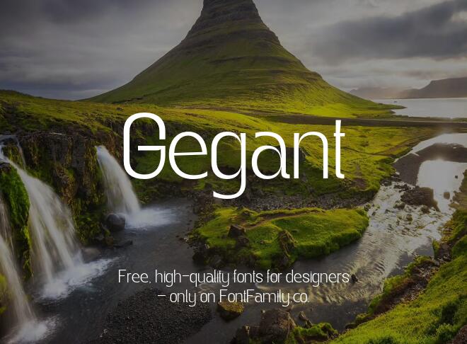 Gegant Font
