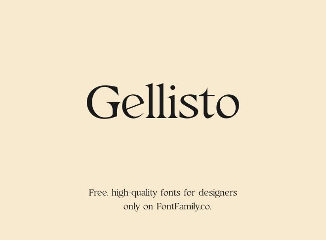 Gellisto Font