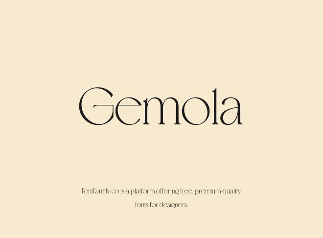 Gemola Font