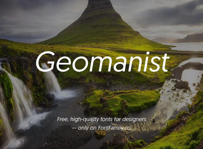 Geomanist Font