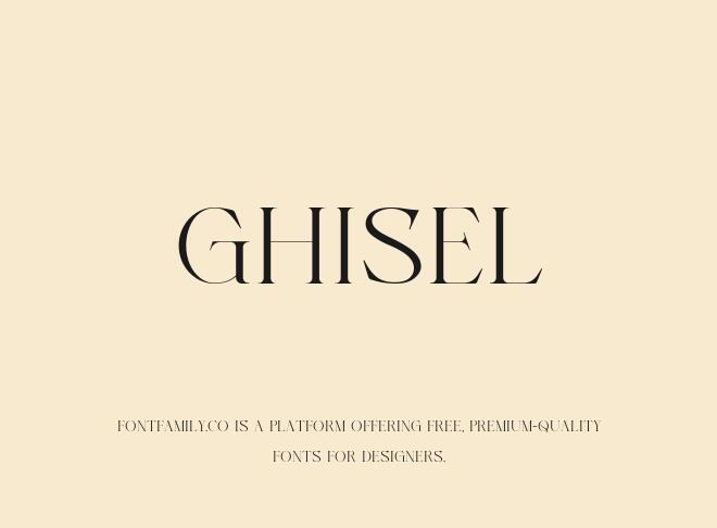 Ghisel Font