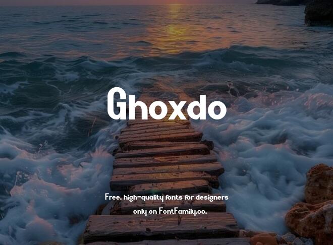 Ghoxdo Font