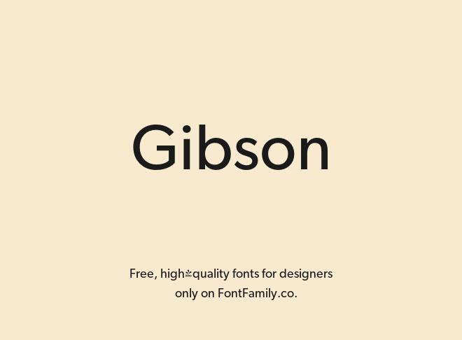 Gibson Font