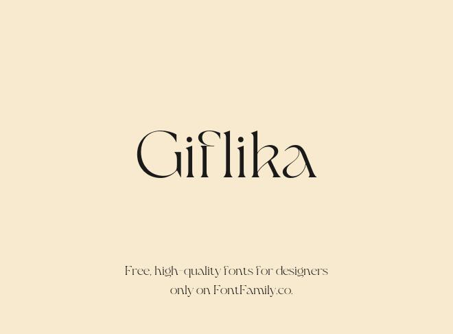Giflika Font