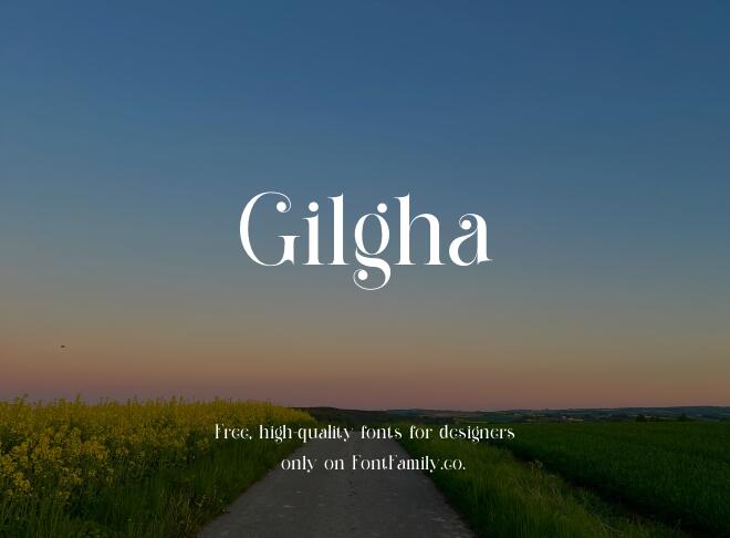 Gilgha Font