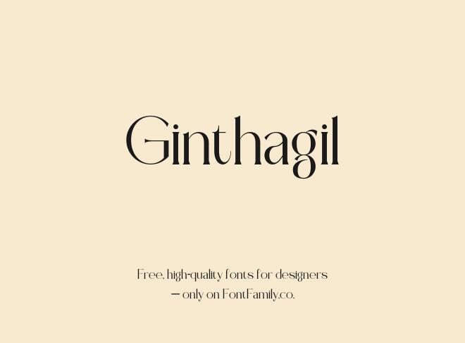 Ginthagil Font