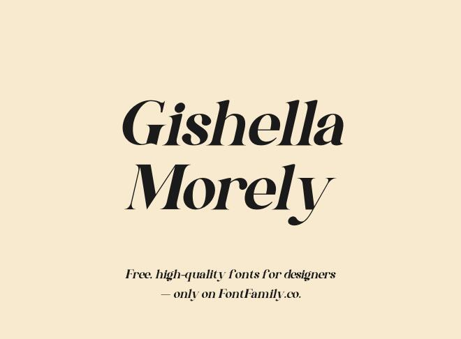 Gishella Morely Font