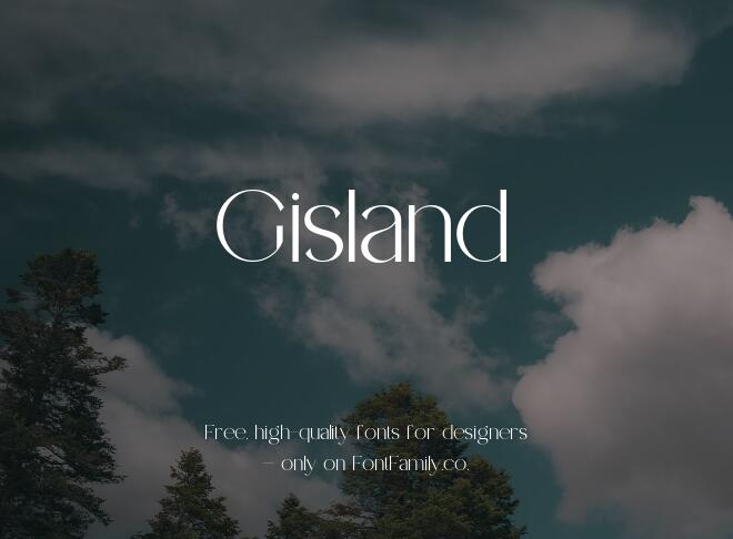 Gisland Font