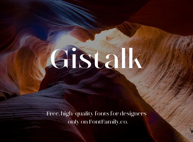 Gistalk Font