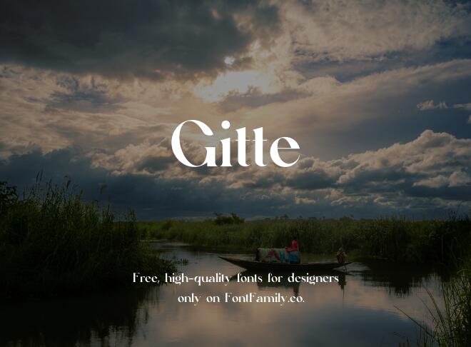 Gitte Font