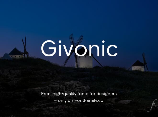 Givonic Font