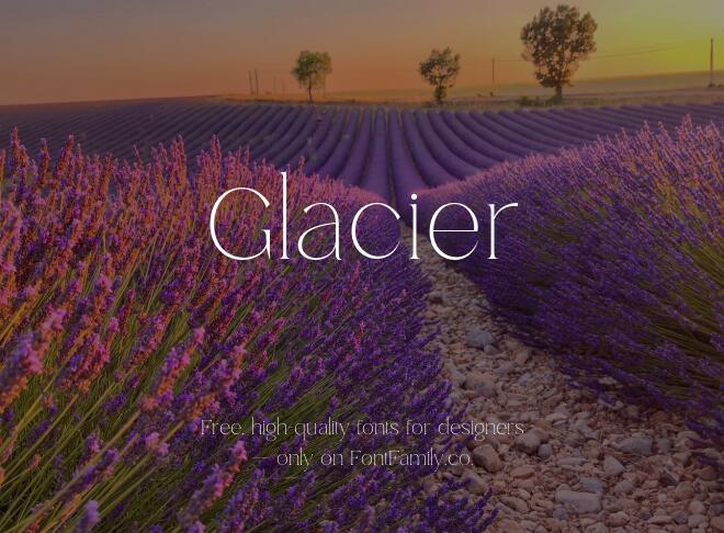 Glacier Font