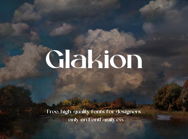Glakion Font
