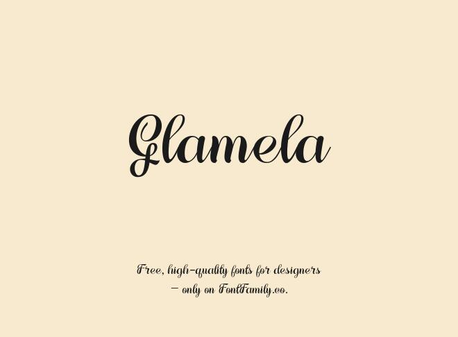 Glamela Font