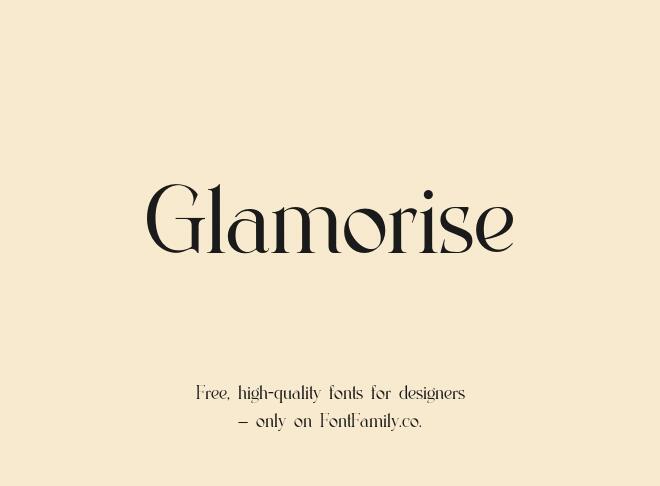 Glamorise Font