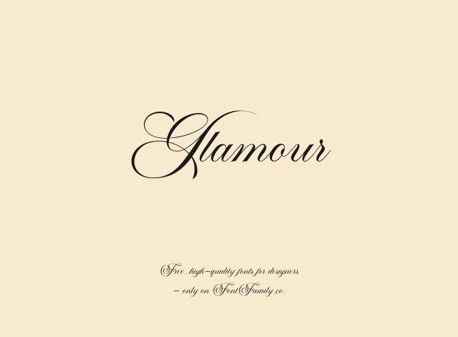 Glamour Font