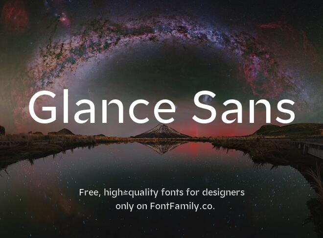 Glance Sans Font