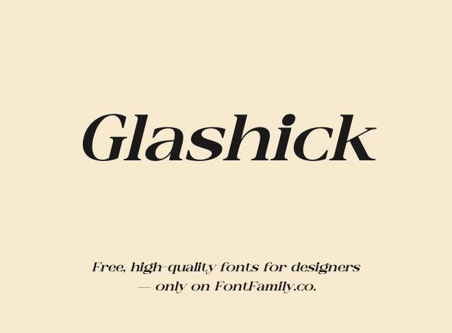 Glashick Font