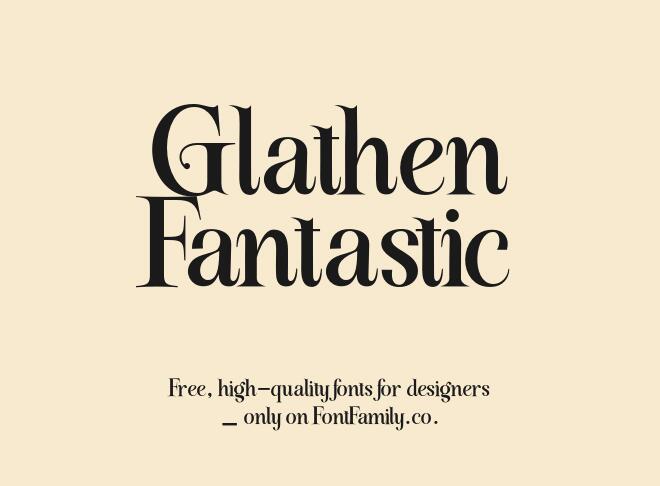 Glathen Fantastic Font