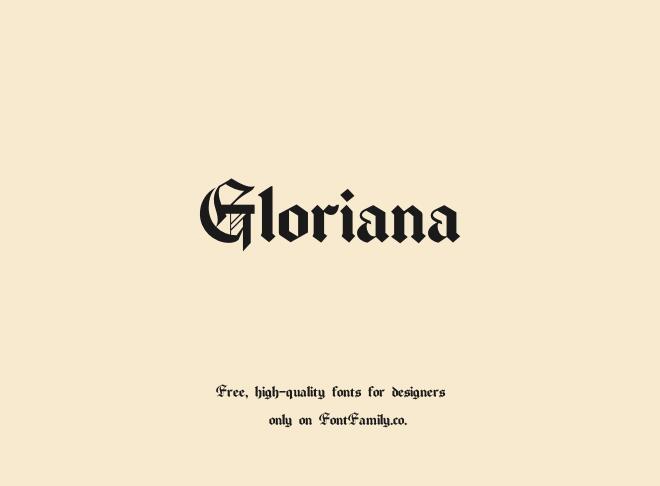 Gloriana Font