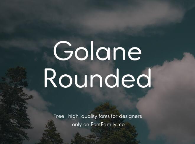 Golane Rounded Font