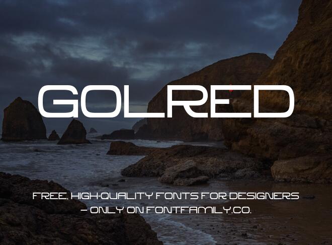 Golred Font