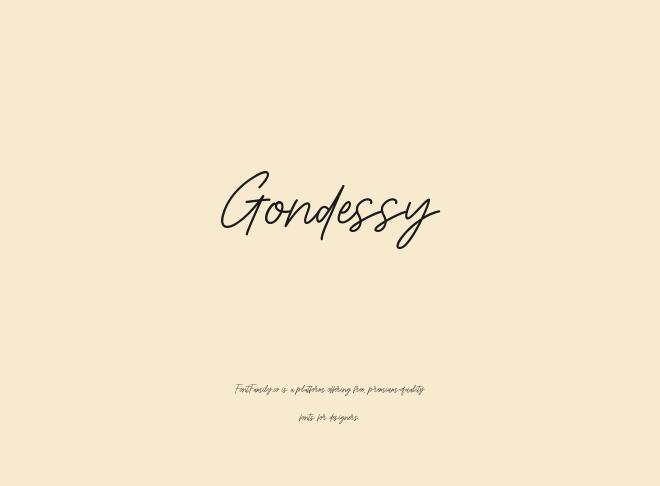 Gondessy Font