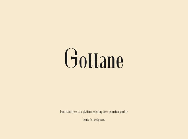 Gottane Font
