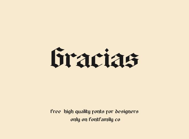 Gracias Font