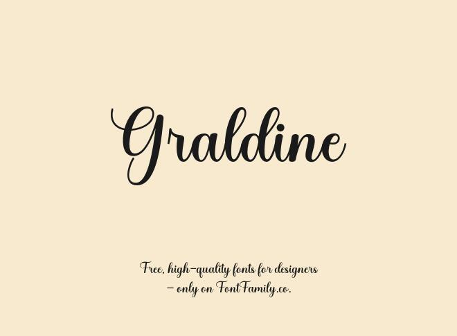Graldine Font