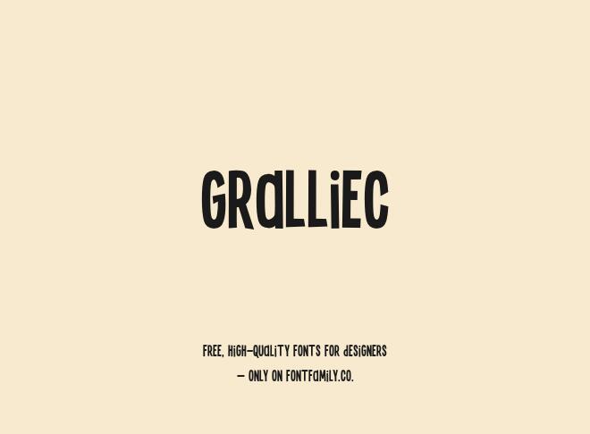 Gralliec Font