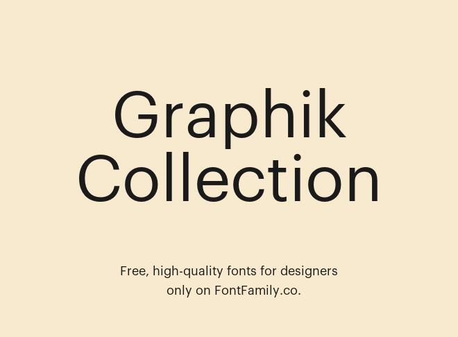 Graphik Collection Font