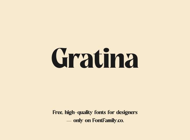 Gratina Font