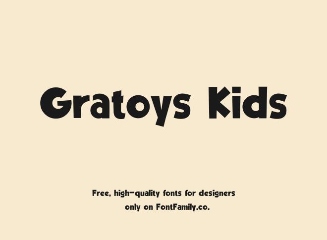 Gratoys Kids Font