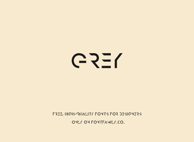 Grey Font