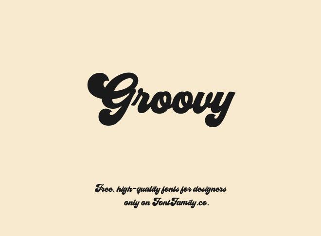 Groovy Font