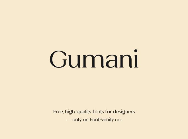 Gumani Font