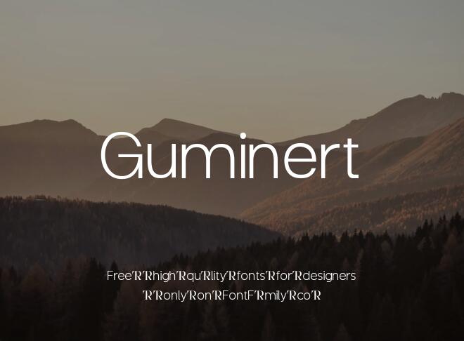 Guminert Font