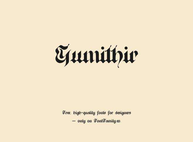 Gumithir Font