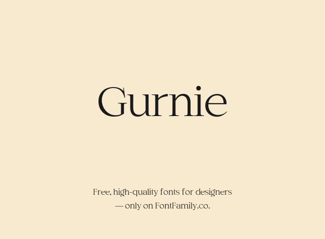 Gurnie Font