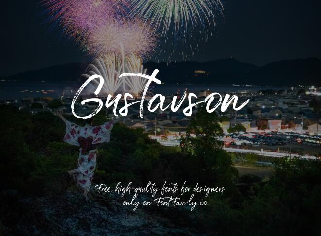 Gustavson Font
