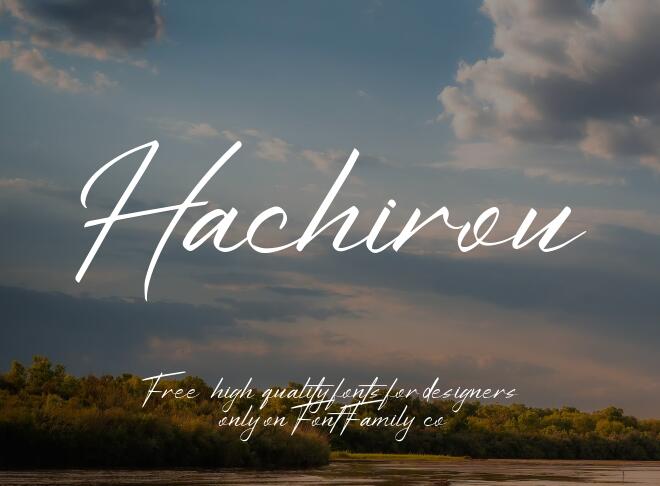 Hachirou Font