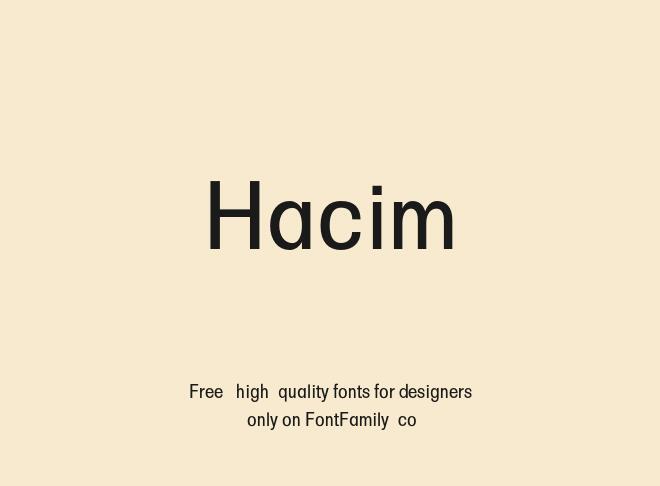 Hacim Font