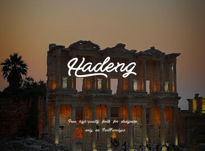 Hadeng Font