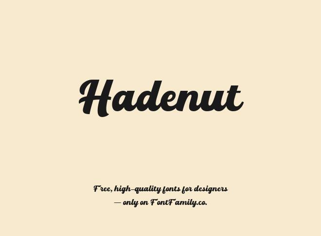 Hadenut Font