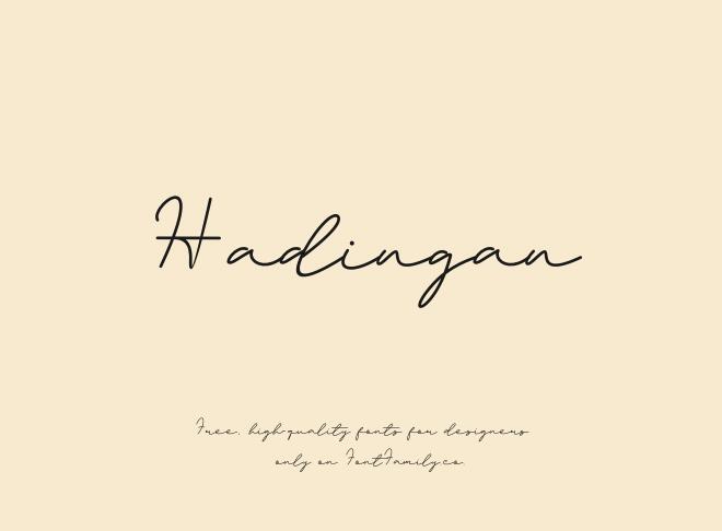Hadingan Font