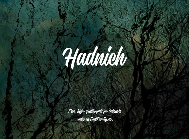 Hadnich Font