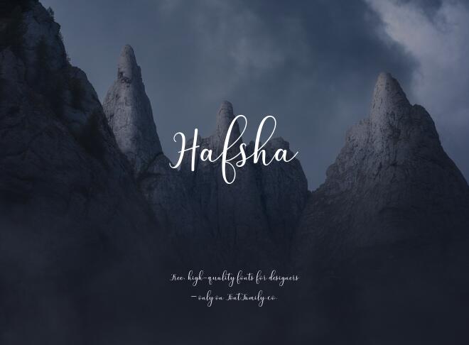 Hafsha Font